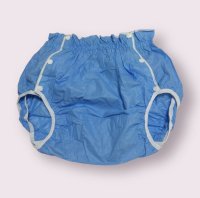 Adult baby diaper cover blue (PVC)