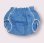 Photo1: Adult baby diaper cover blue (PVC) (1)