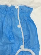 Other Images1: Adult baby diaper cover blue (PVC)