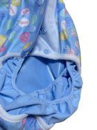 Other Images2: Adult baby diaper cover unicorn light blue double gathered