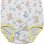 Photo3: Adult Baby Onesie dog Pattern long sleeves (ribbed light yellow) (3)