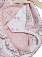 Other Images1: Adult baby diaper cover rabbit pattern with pile waterproof waist strap