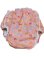 Photo1: Adult baby diaper cover with bear and flower check pattern urethane waterproof (1)