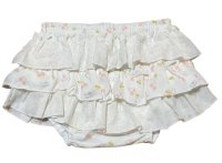 Adult Baby Bloomers with frilled skirt cherry & BABYLOVE Logo Pattern