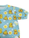 Photo2: Adult Baby Romper  Duck Pattern Short Sleeves