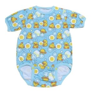 Photo: Adult Baby Romper  Duck Pattern Short Sleeves