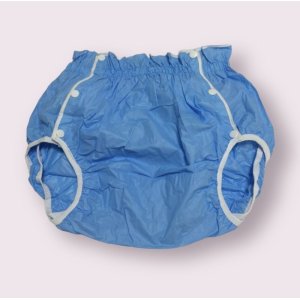 Photo: Adult baby diaper cover blue (PVC)