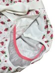 Photo3: Adult baby diaper cover strawberry pattern with pvc waterproof waist strap