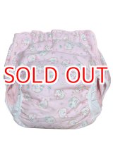 Photo: Adult baby diaper cover rabbit pattern with pile waterproof 