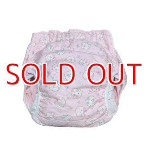 Photo: Adult baby diaper cover rabbit pattern with pile waterproof 