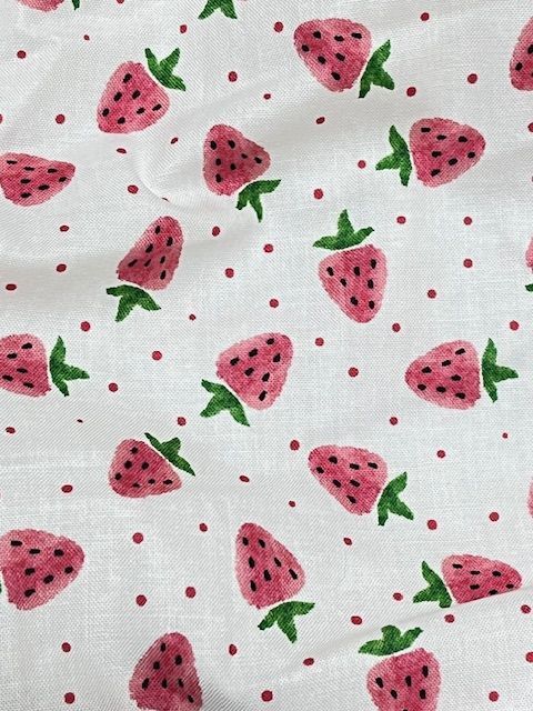 Photo: Adult baby diaper cover strawberry pattern with pvc waterproof waist strap