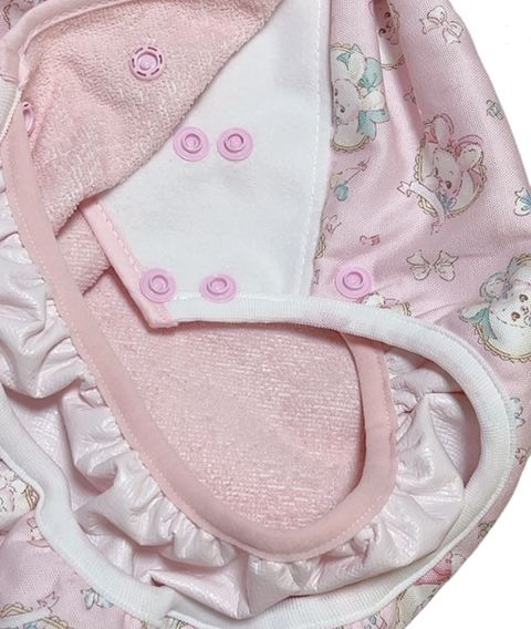 Photo: Adult baby diaper cover rabbit pattern with pile waterproof 